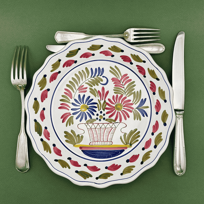 Service de 6 assiettes en faïence de Quimper