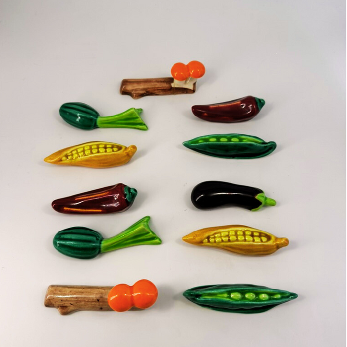 Porte couteaux - Légumes en céramique