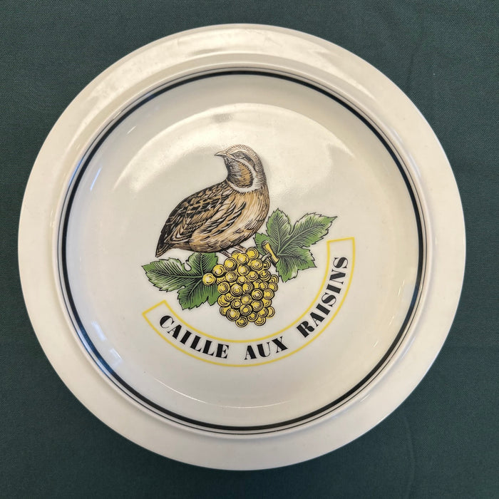 6 assiettes à diner - Porcelaine d'Auteuil