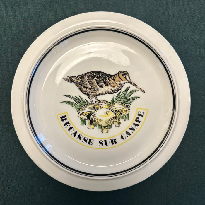 6 assiettes à diner - Porcelaine d'Auteuil