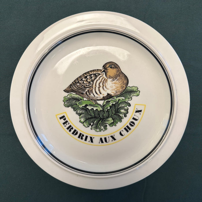 6 assiettes à diner - Porcelaine d'Auteuil