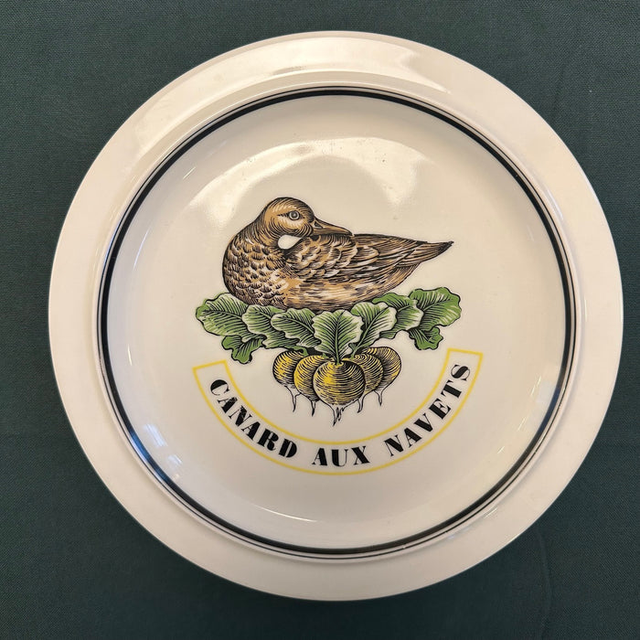 6 assiettes à diner - Porcelaine d'Auteuil