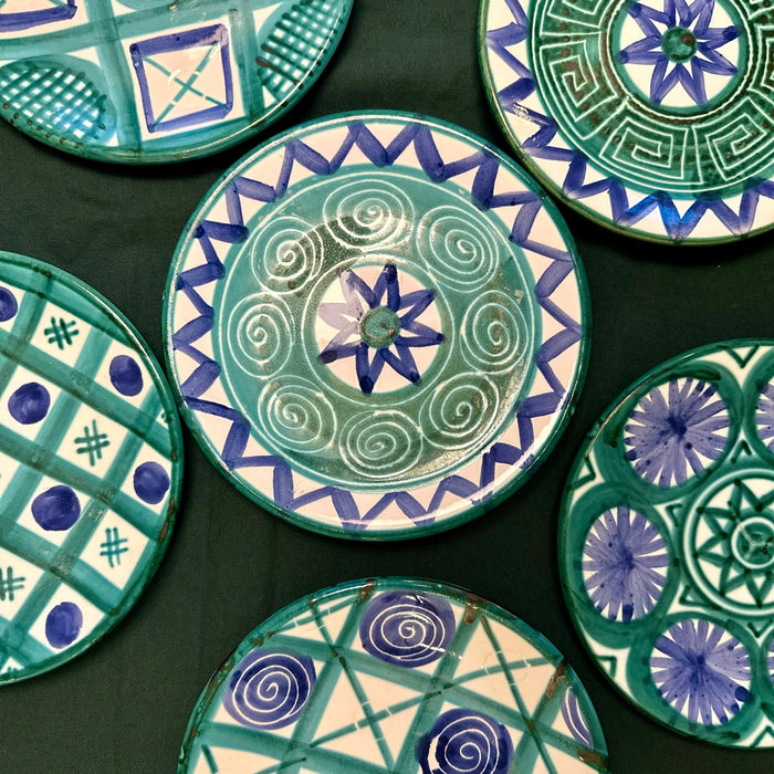 6 assiettes à dessert Robert Picault