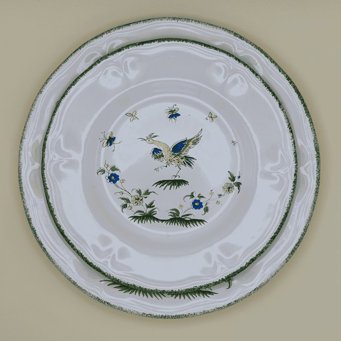 Service de 12 assiettes de Moustiers - Corinne Cescau